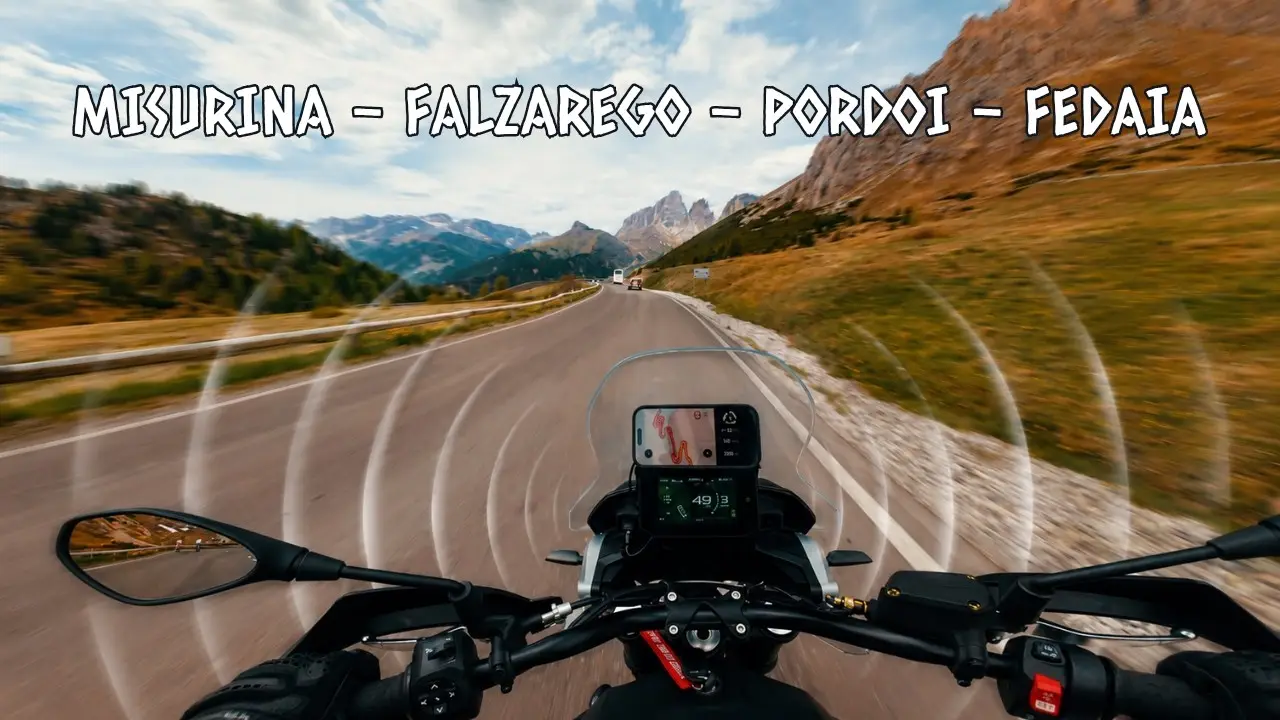 Four Passes Above the Clouds | Misurina · Falzarego · Pordoi · Fedaia | Moto Guzzi V85TT