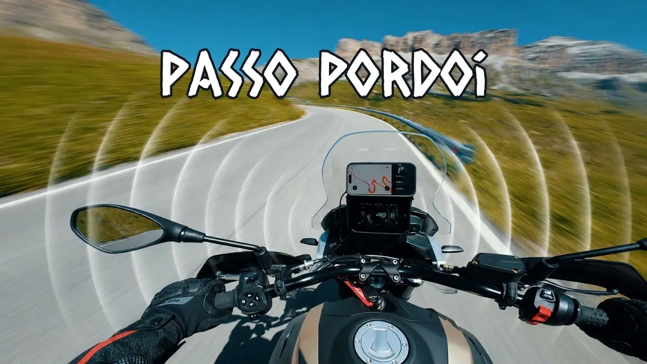 PASSO PORDOI | MOTO GUZZI V85TT | POV PURE SOUND [4K] | DOLOMITES