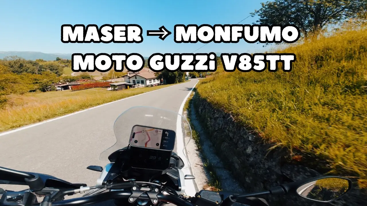 DA MASER A MONFUMO | MOTO GUZZI V85TT | PURE SOUND POV 4K