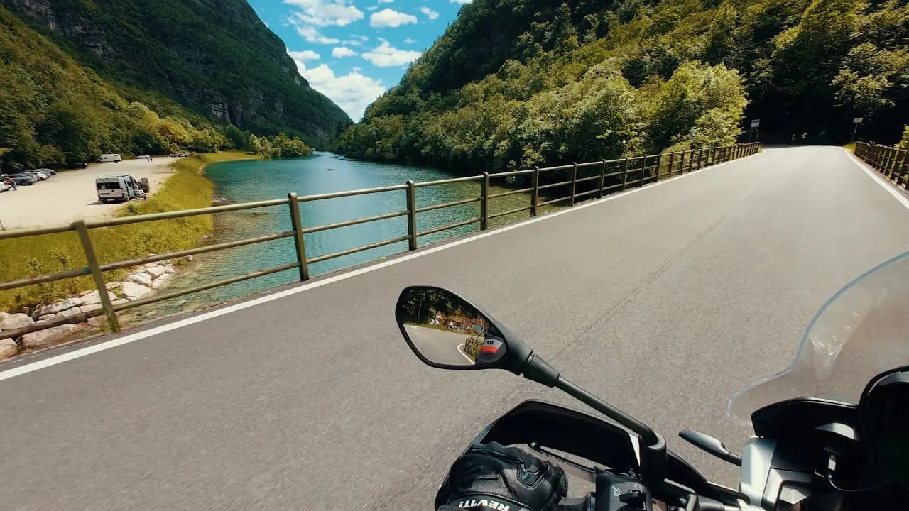 Lago del mis | Moto Guzzi V85TT | POV Engine Sound 4K
