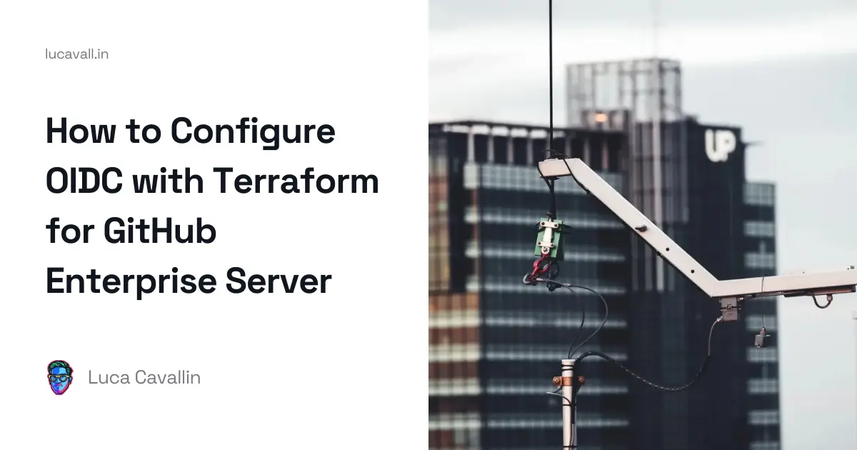 How to Configure OIDC with Terraform for GitHub Enterprise Server ...